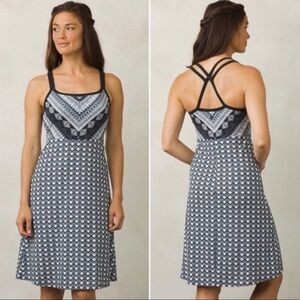 Prana Cora Active Dress Size S Small Light Brown Black Mini.